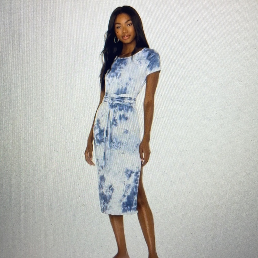 Lovers and Friends Brooklyn midi tie dye dress